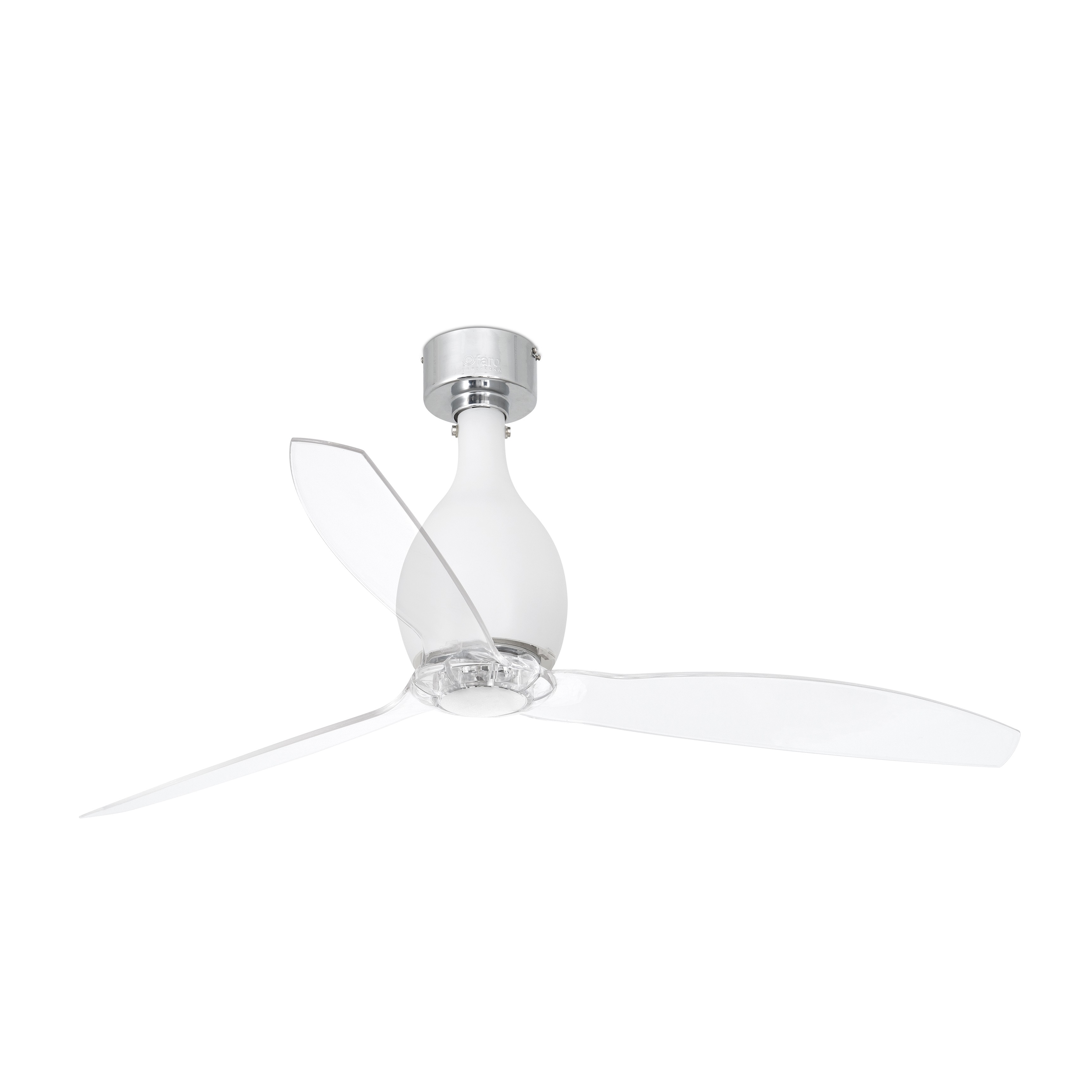 Faro Матово-белый / прозрачный потолочный вентилятор Mini Eterfan