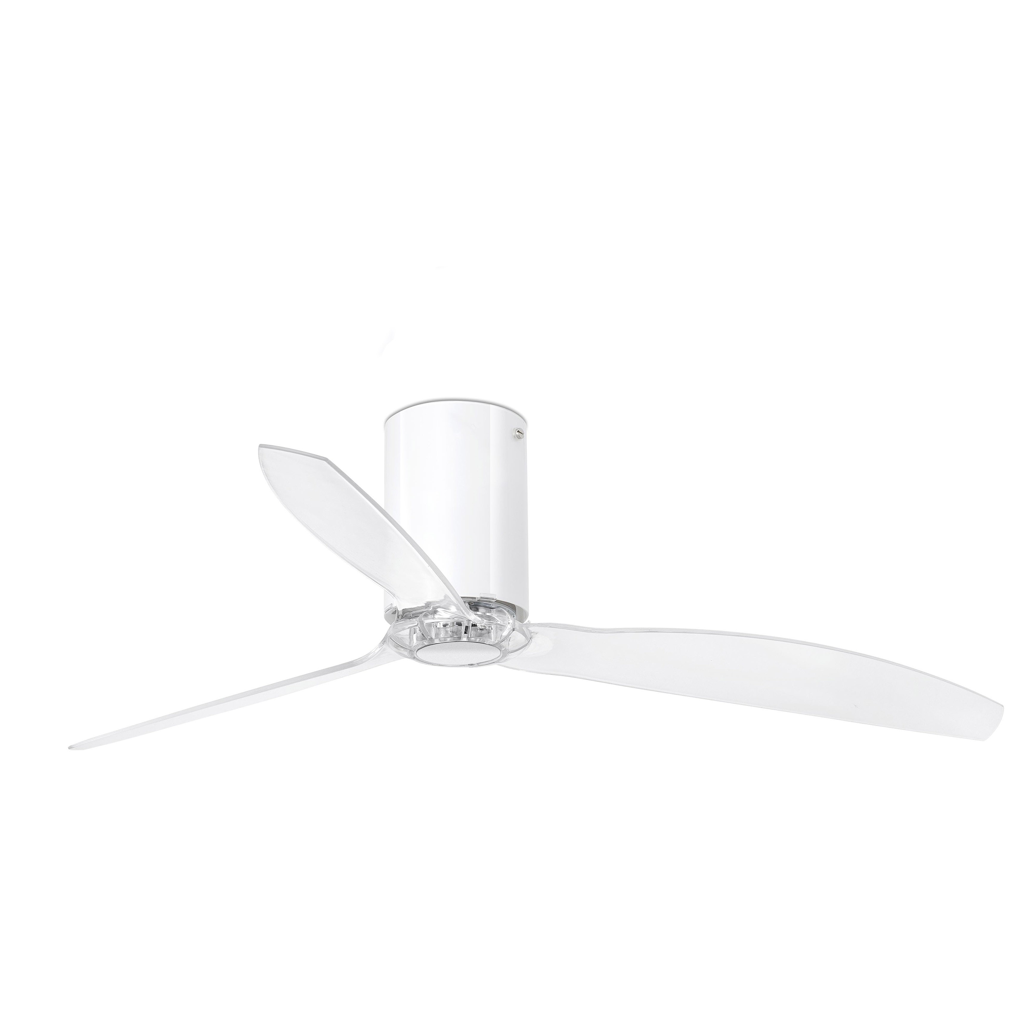 Faro Ярко-белый / прозрачный потолочный вентилятор Mini Tube Fan