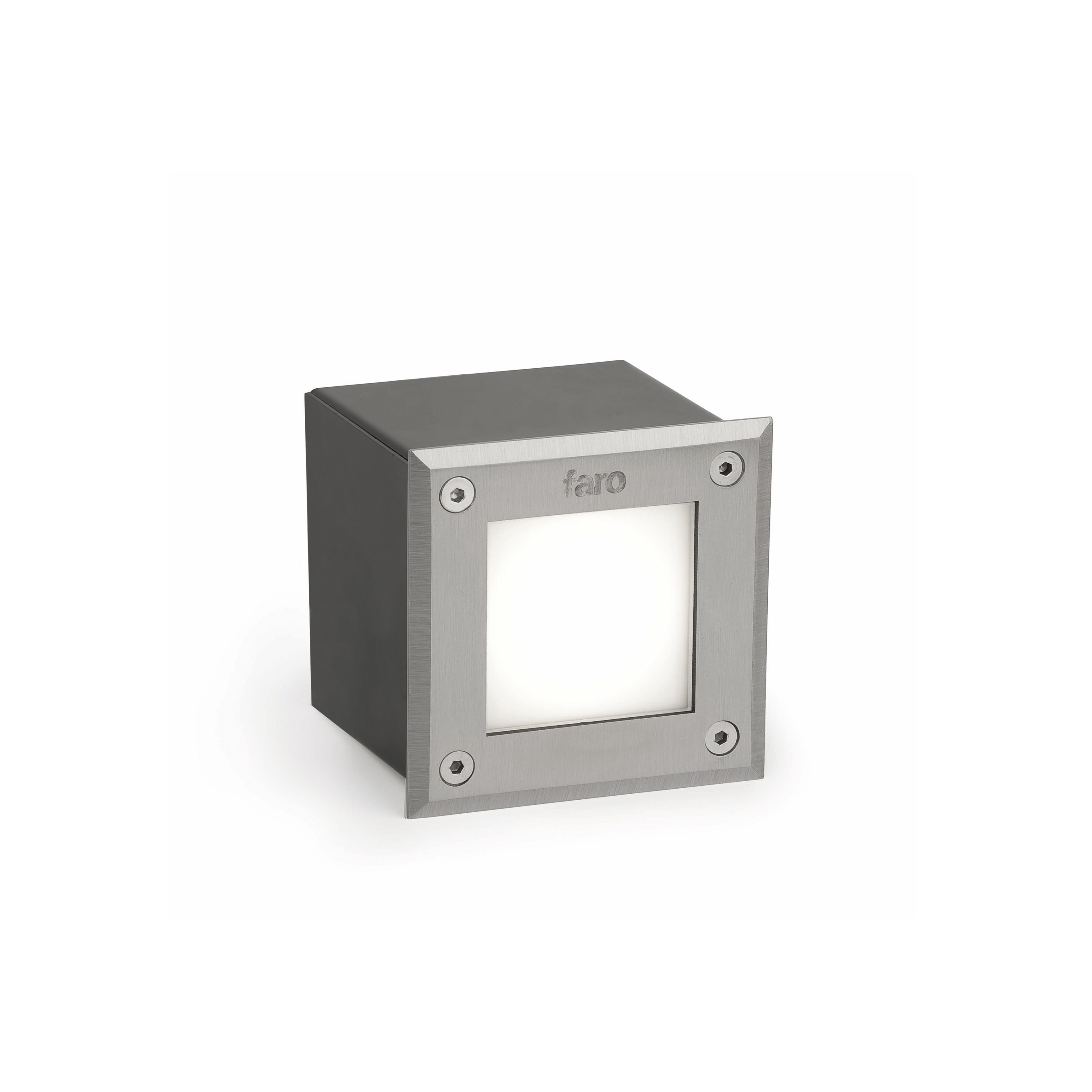 Faro Ландшафтный светильник квадратный LED-18  3W 6000K SS316
