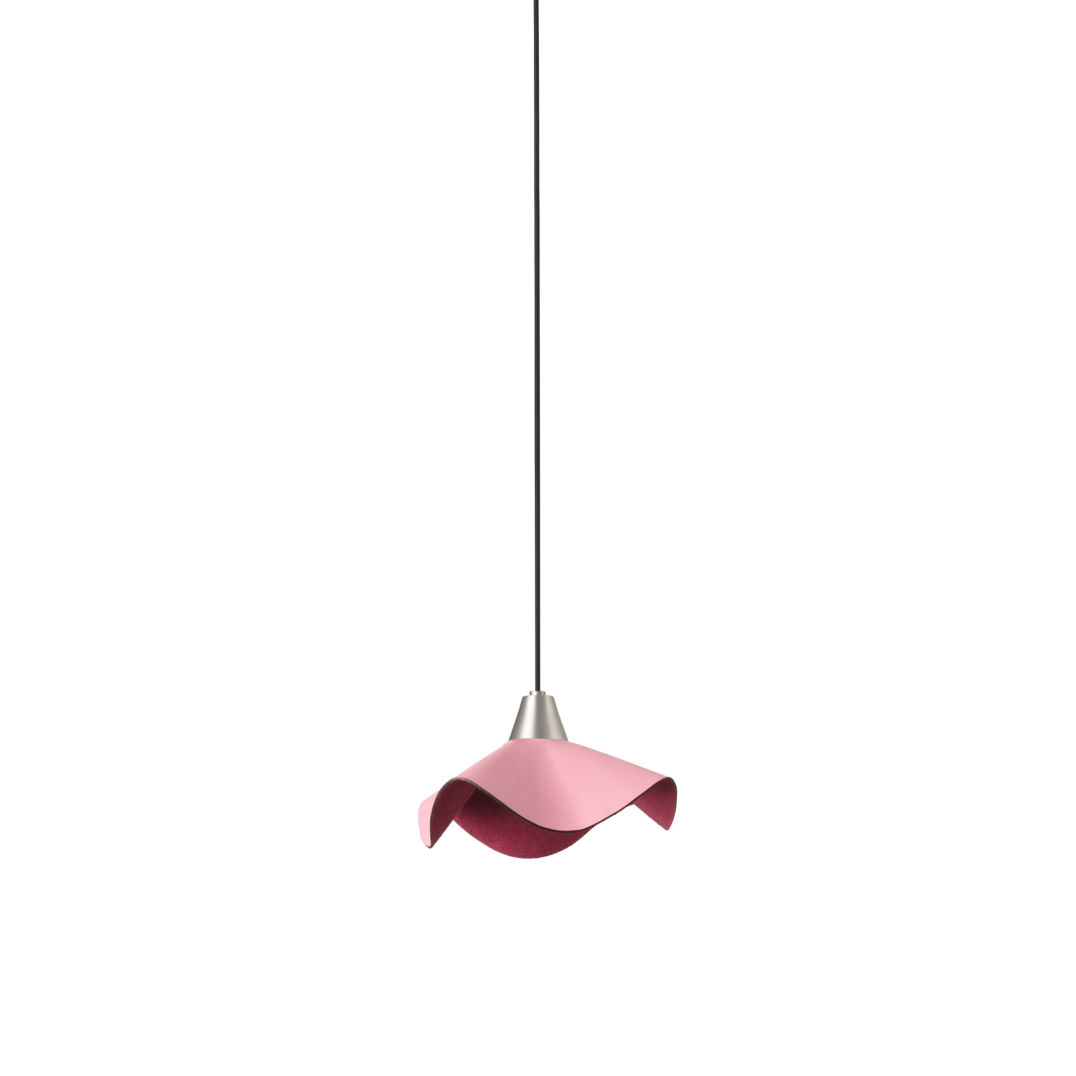Faro Подвесной кожаный светильник Helga розовый