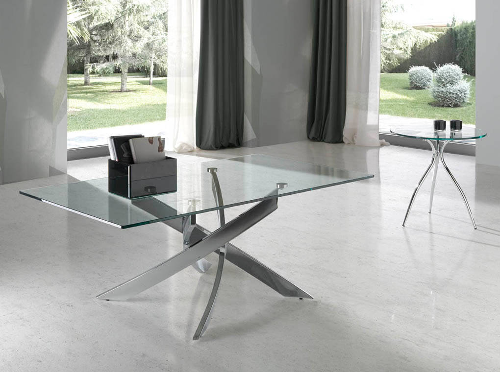 Angel Cerda Журнальный столик стеклянный прямоугольный F1143 120x70