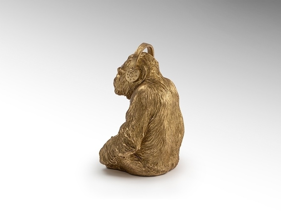 Schuller Фигурка среднего размера Orangutan Music золото