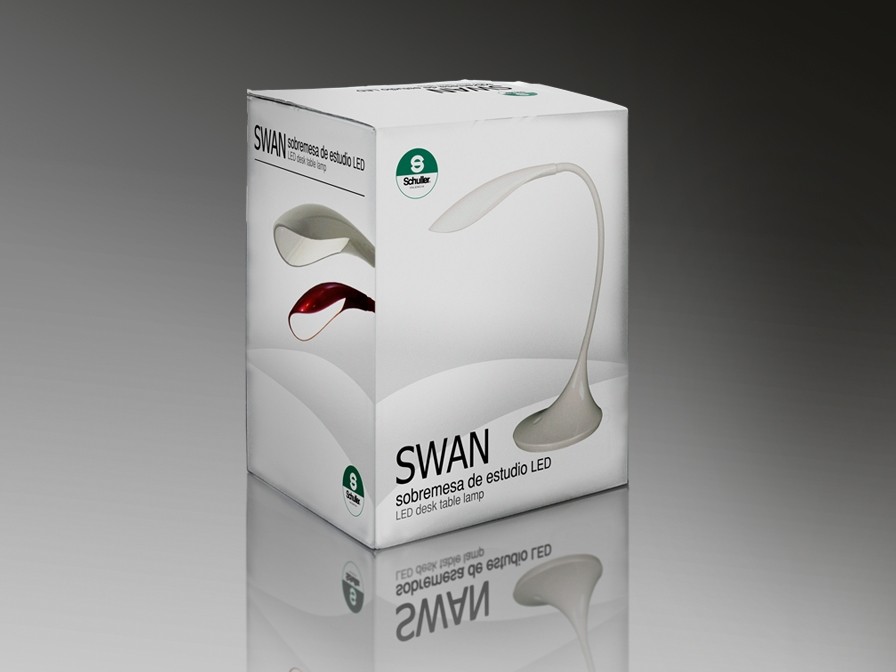 Schuller Настольная лампа Swan белая