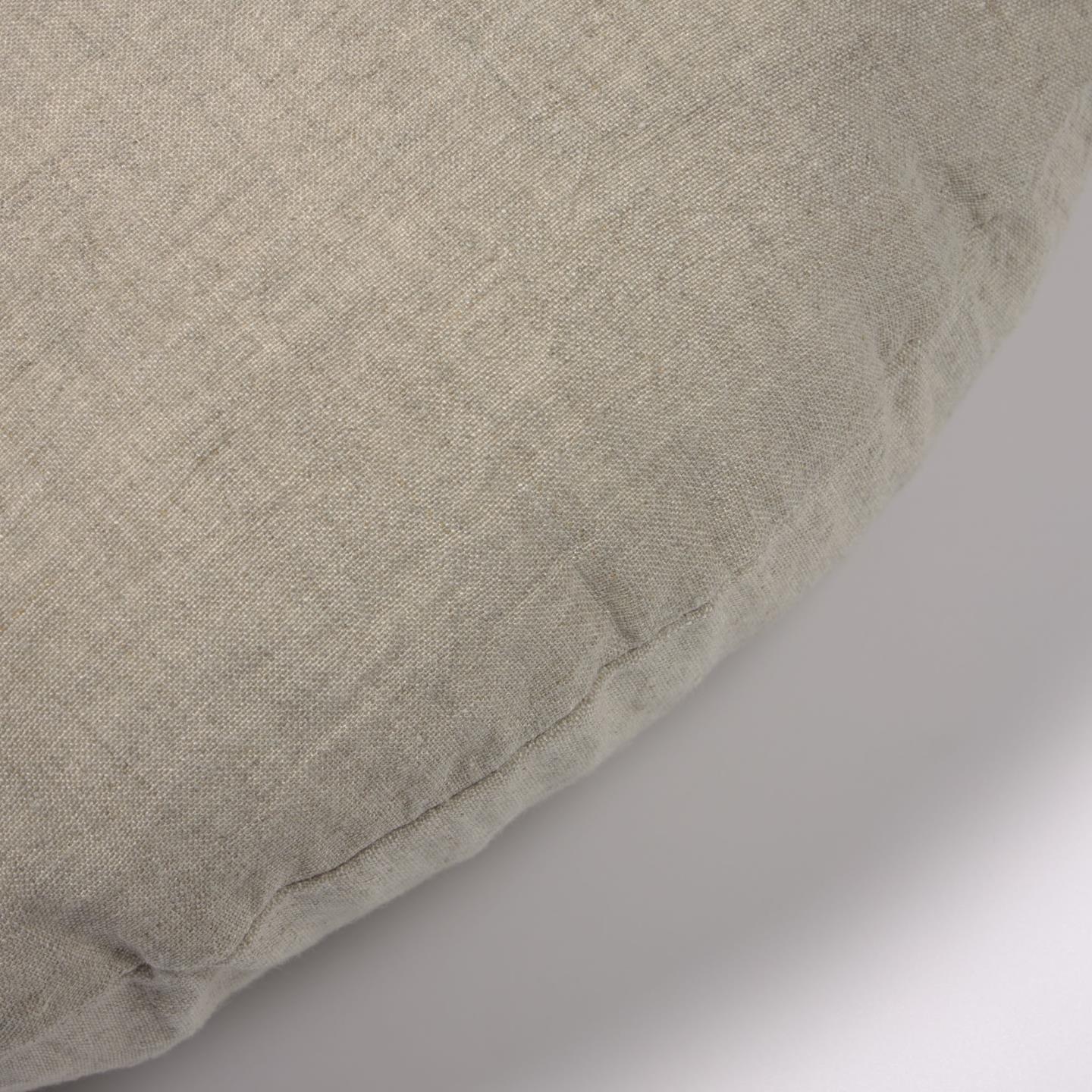 La Forma (ex Julia Grup) Чехол для подушки Tamanne из 100% льна бежевого цвета Ø 45 см