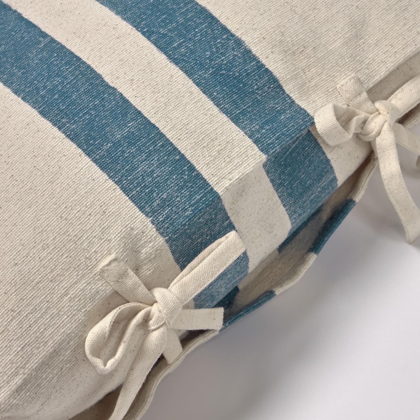 La Forma (ex Julia Grup) Чехол дл подушки Ziza 100% хлопок белый с синими полосами 45 x 45 cm