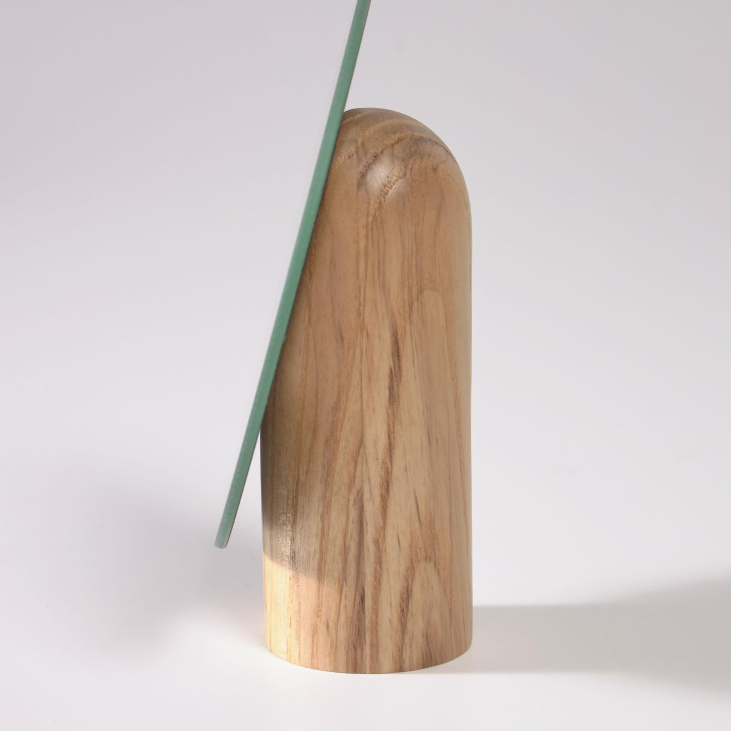 La Forma (ex Julia Grup) Зеркало Veida с натуральной деревянной подставкой