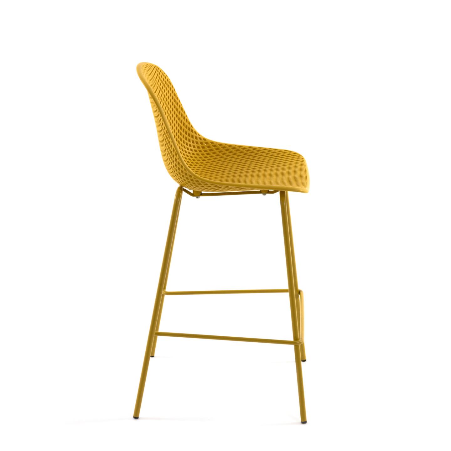 La Forma (ex Julia Grup) Полубарный стул Quinby желтый