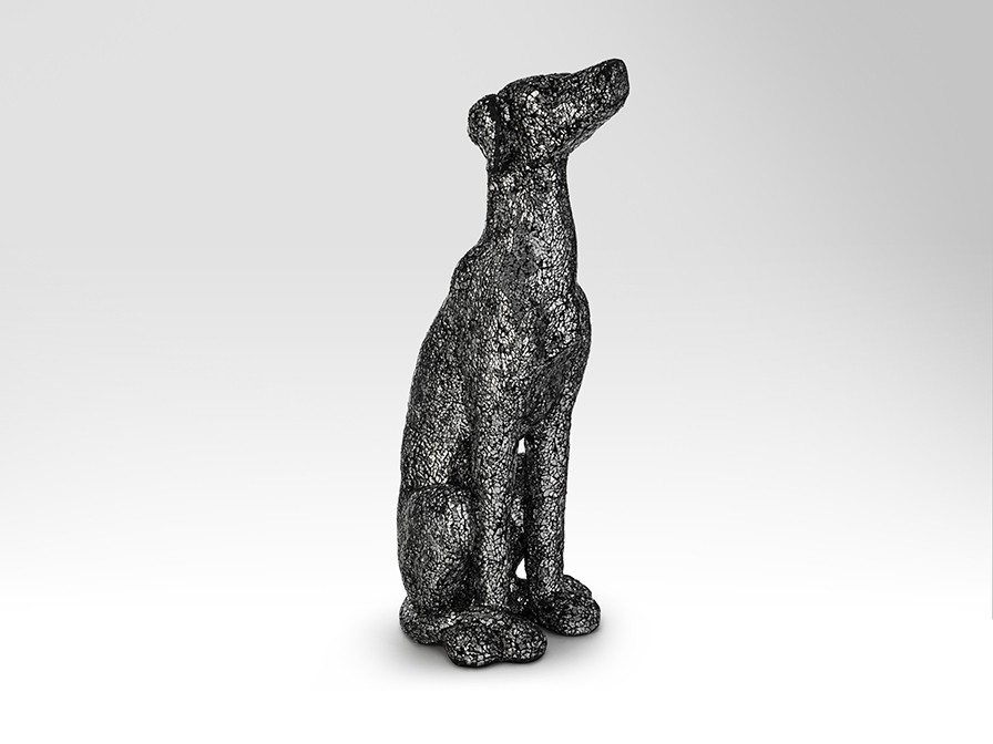 Schuller Декоративная фигура Dogo черный/серебро