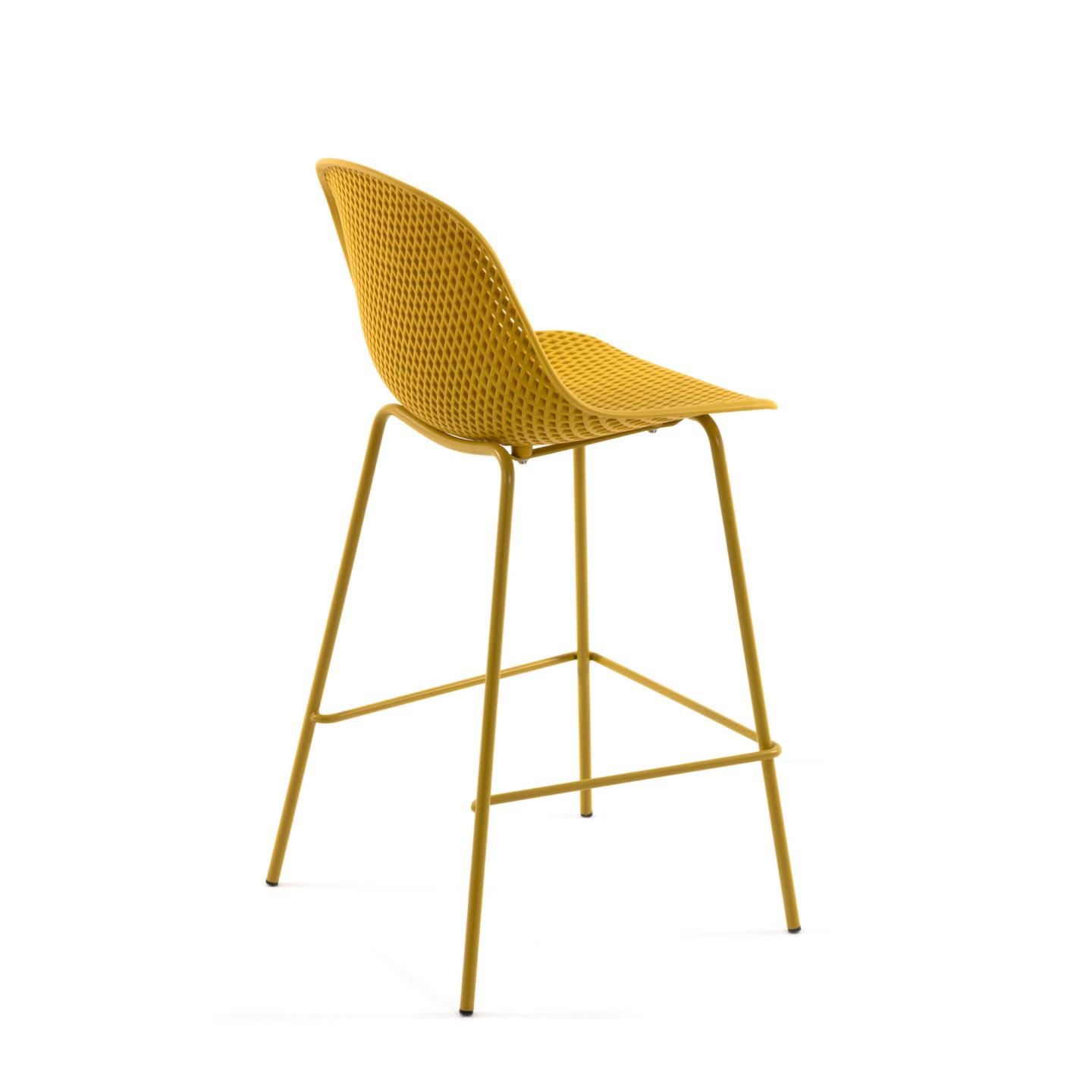 La Forma (ex Julia Grup) Полубарный стул Quinby желтый