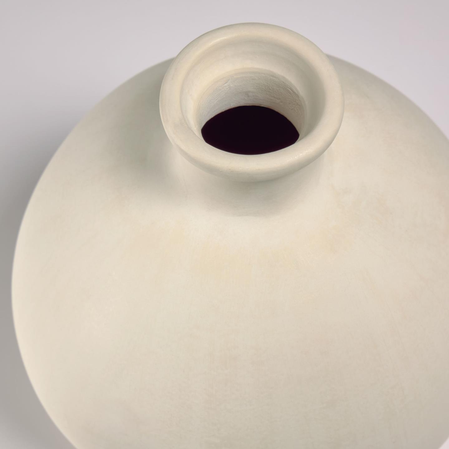 La Forma (ex Julia Grup) Caetana Серая керамическая ваза 22 cm