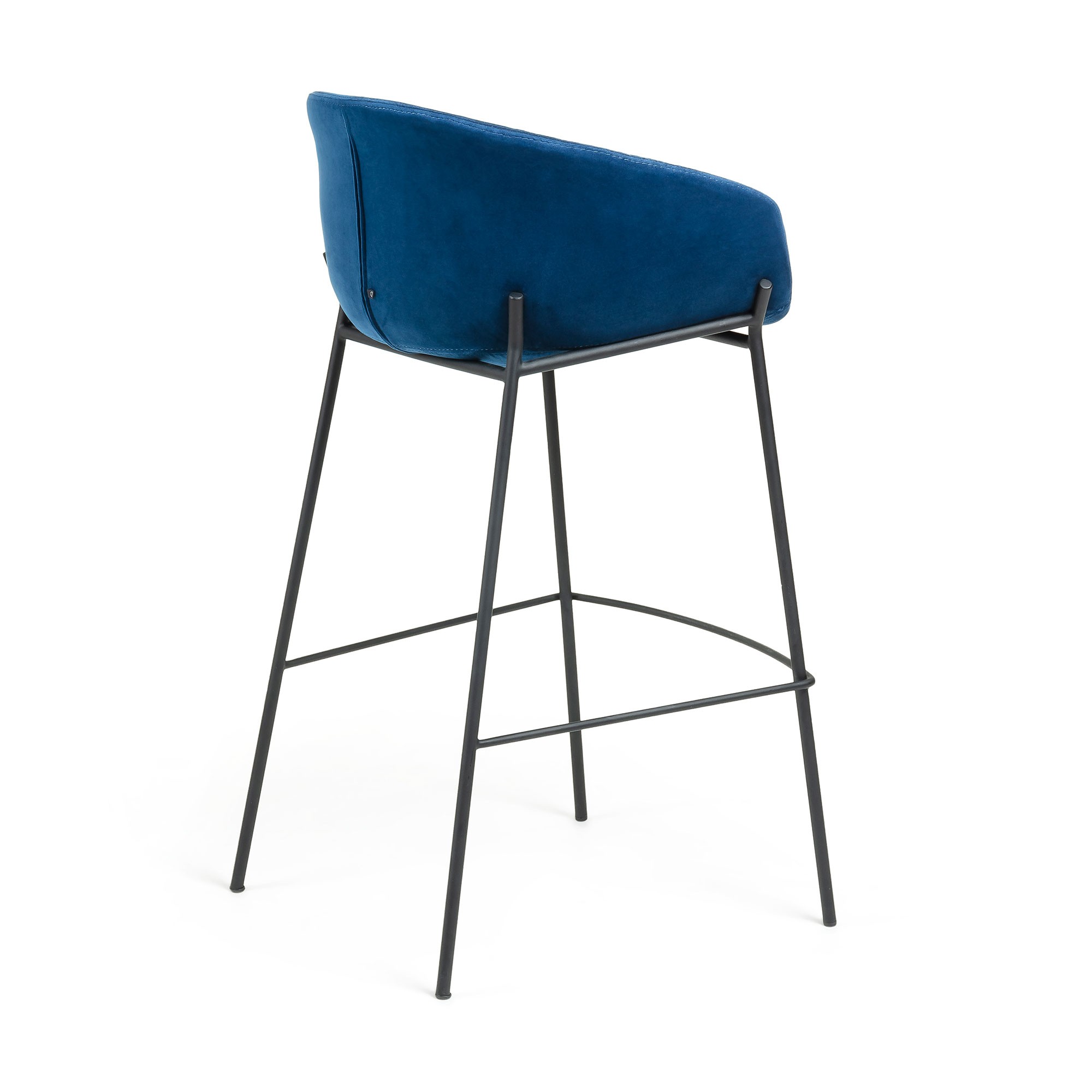 La Forma (ex Julia Grup) Барный стул Zadine бархатный синий
