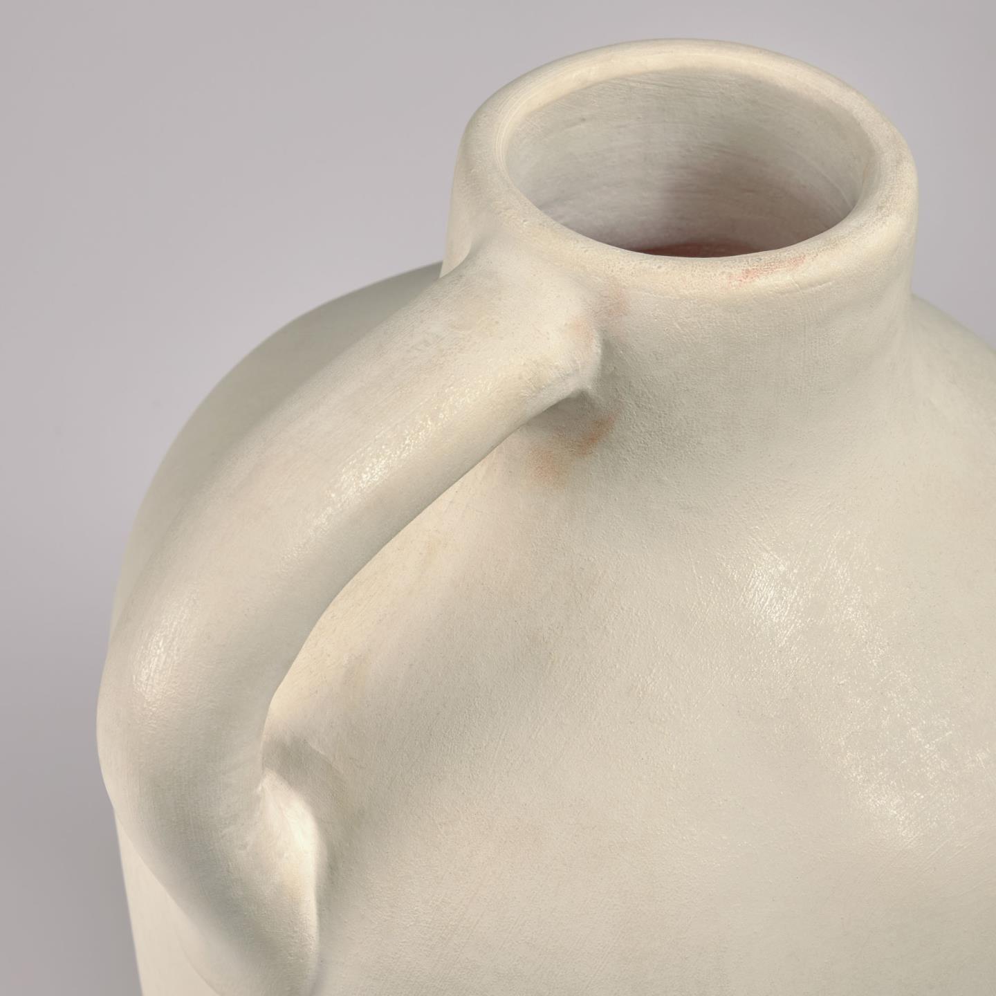 La Forma (ex Julia Grup) Caetana Серая керамическая ваза 55 cm