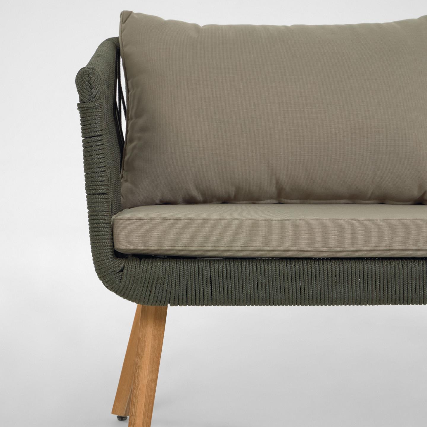 La Forma (ex Julia Grup) Комплект Inti с 2-местным диваном и 2 креслами зеленого цвета