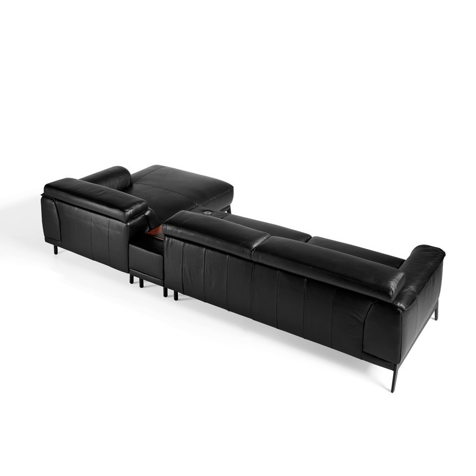Angel Cerda Угловой диван черный KF009-R