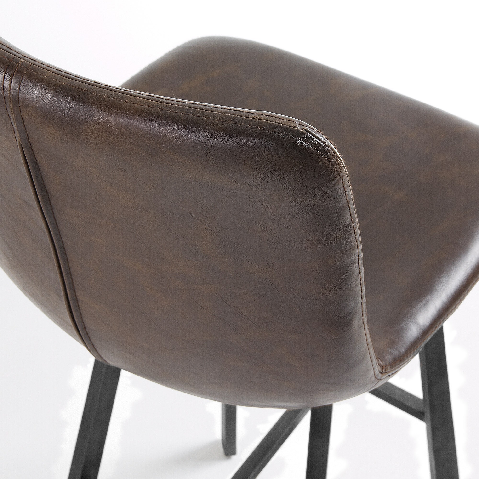 La Forma (ex Julia Grup) Полубарный стул Trac темно-коричневый