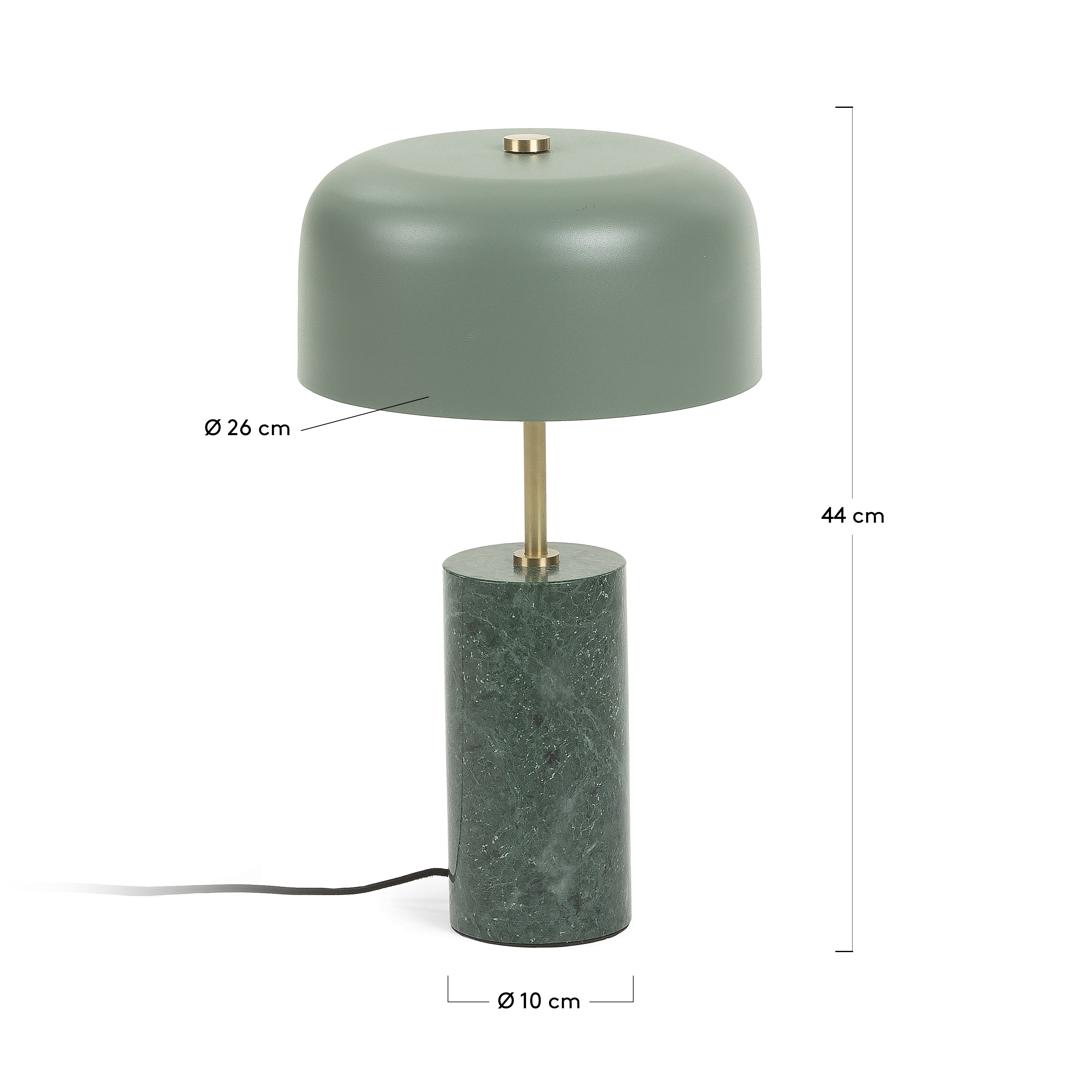 La Forma (ex Julia Grup) Настольная лампа Biscane зеленого цвета
