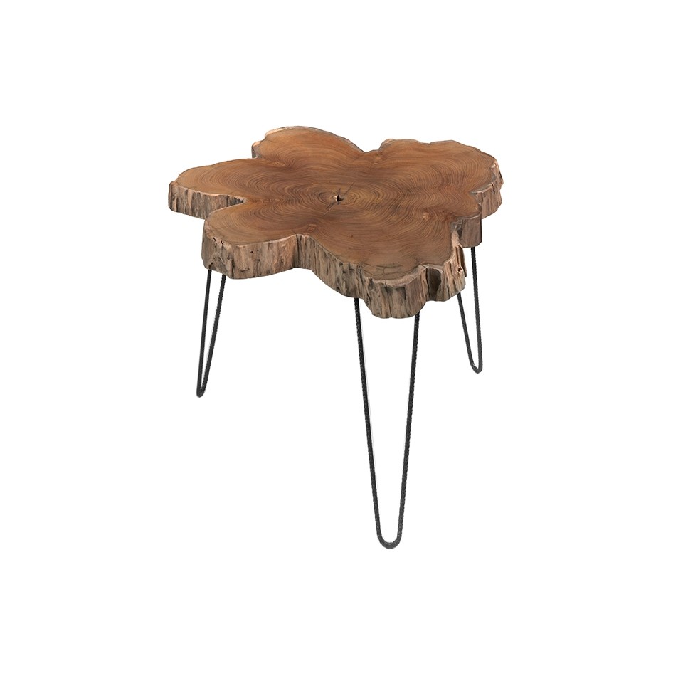 Angel Cerda Угловой стол из массива тикового дерева LANPENGAN-EXP