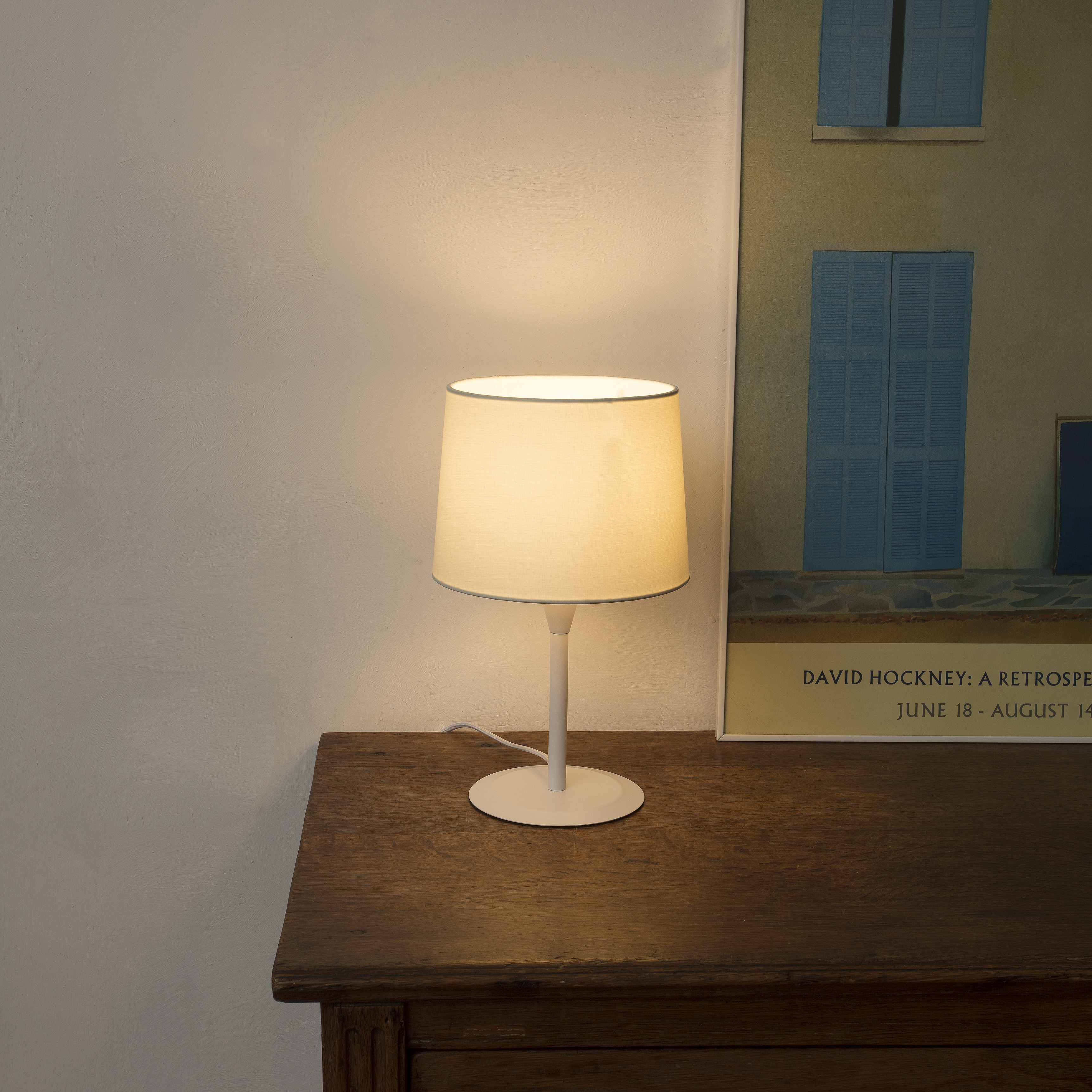 Faro Настольная лампа Mini Gonga белый/бежевый
