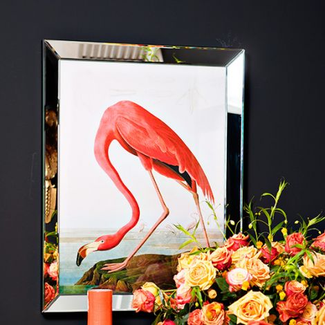 Eichholtz Постер TRETT Фламинго