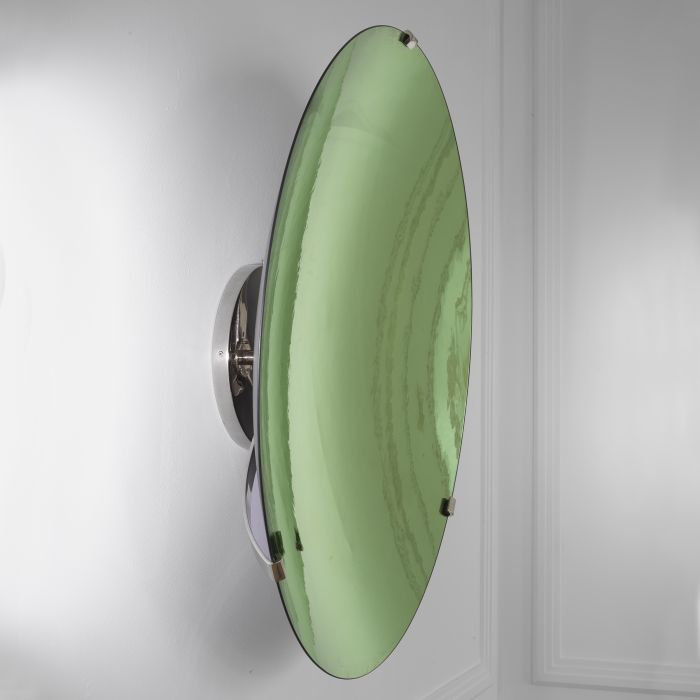 Eichholtz Настенный декор LAGUNA S Вогнутое зеркальное стекло | светло-зеленый