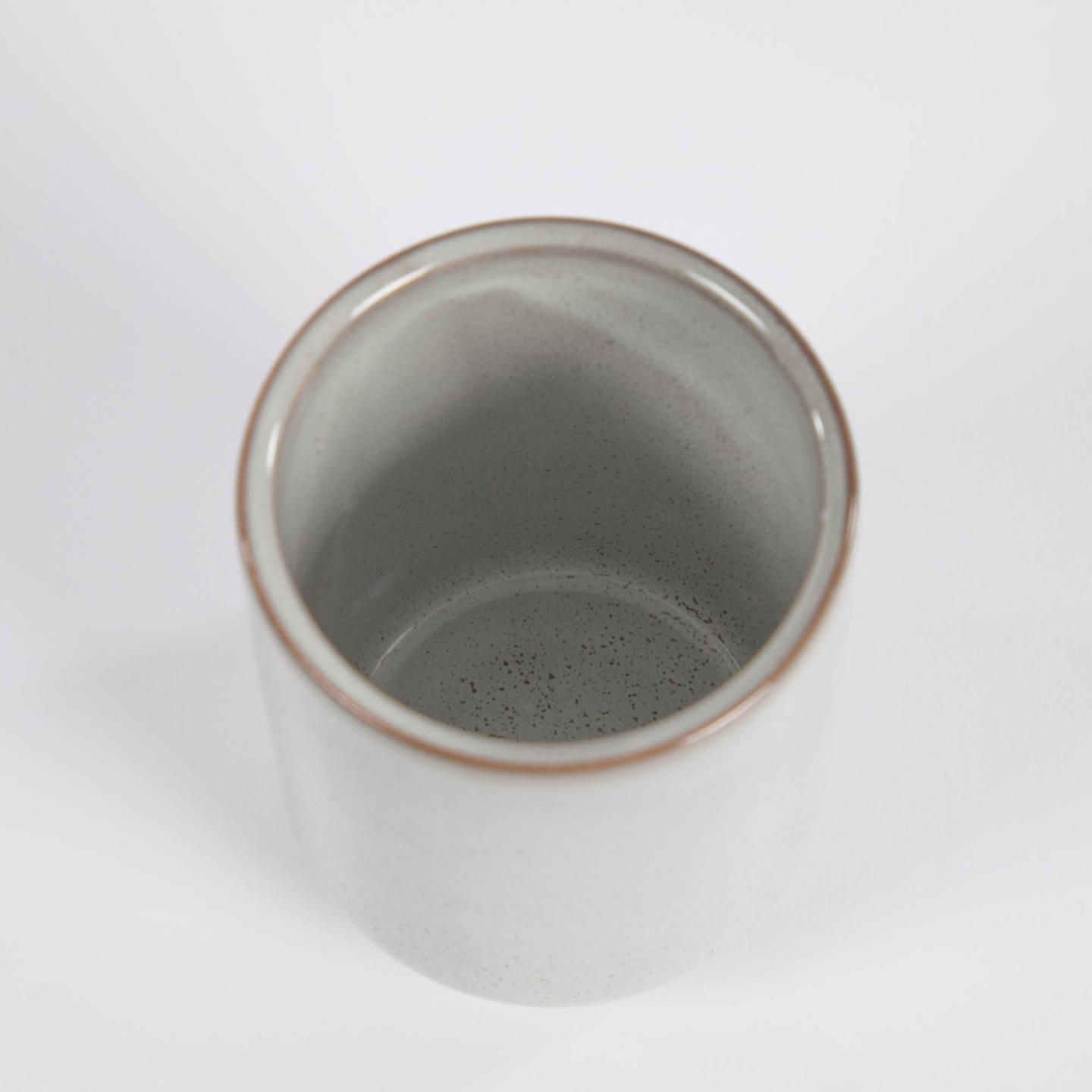 La Forma (ex Julia Grup) Серый керамический стакан для зубных щеток Chavela